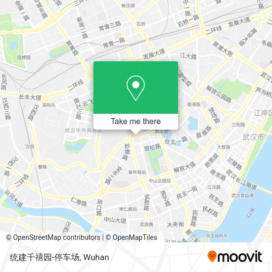 统建千禧园-停车场 map