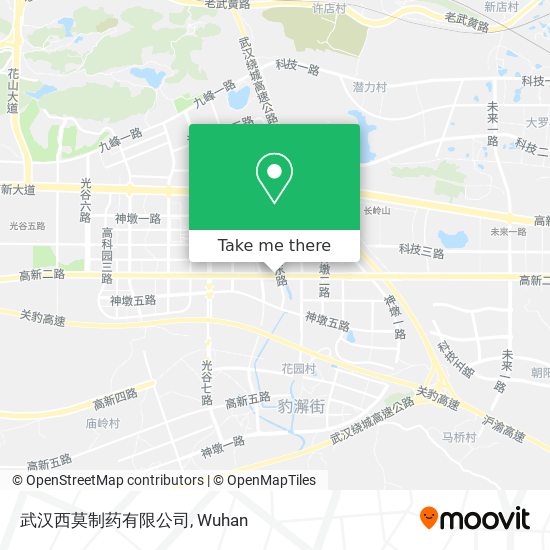 武汉西莫制药有限公司 map