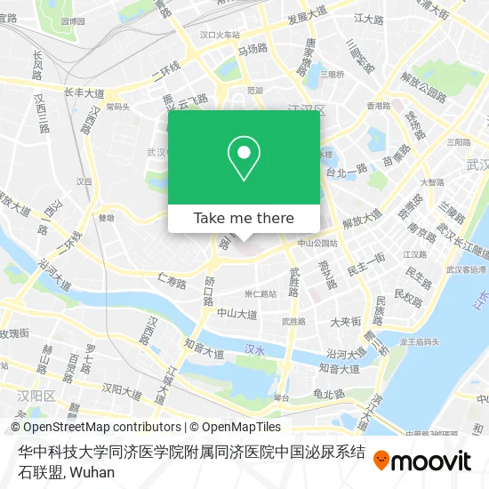 华中科技大学同济医学院附属同济医院中国泌尿系结石联盟 map