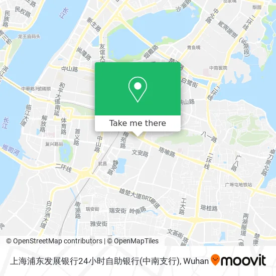上海浦东发展银行24小时自助银行(中南支行) map