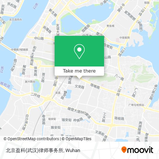 北京盈科(武汉)律师事务所 map