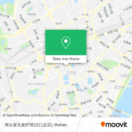 再出发头皮护理(汉口总店) map