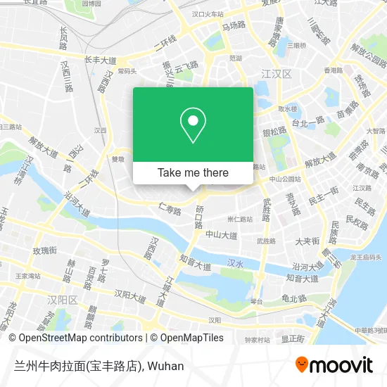 兰州牛肉拉面(宝丰路店) map