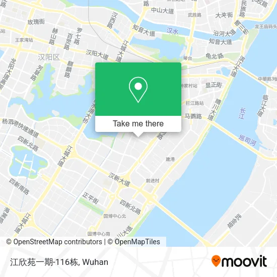 江欣苑一期-116栋 map