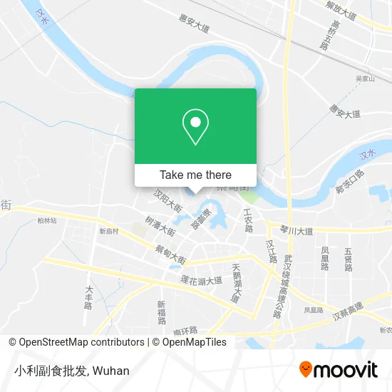 小利副食批发 map