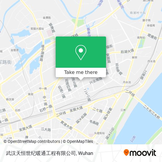 武汉天恒世纪暖通工程有限公司 map