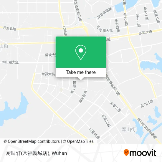 厨味轩(常福新城店) map