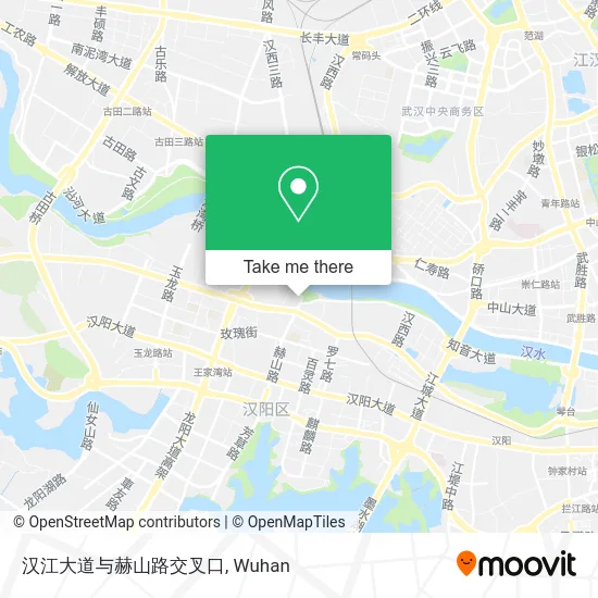 汉江大道与赫山路交叉口 map