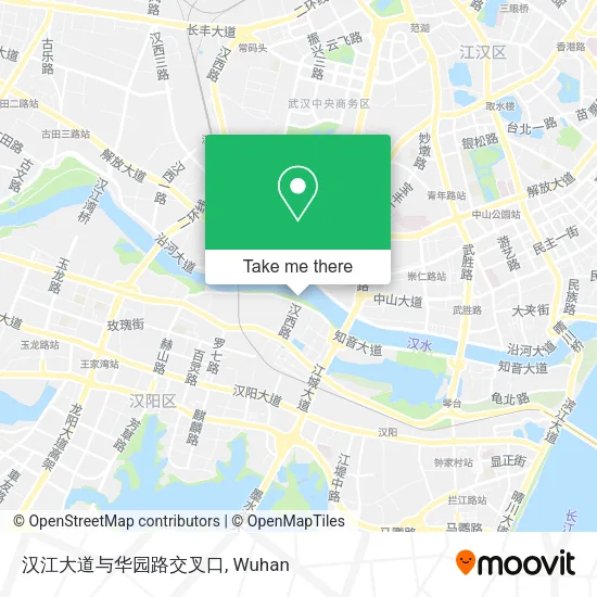 汉江大道与华园路交叉口 map