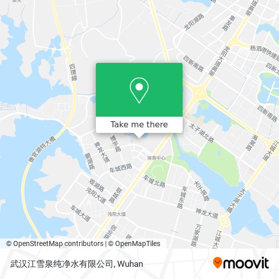 武汉江雪泉纯净水有限公司 map