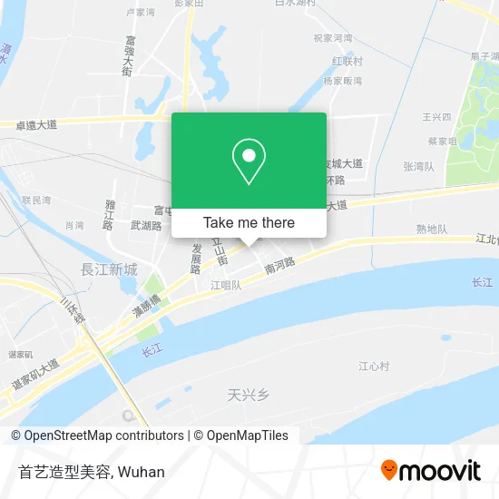 首艺造型美容 map