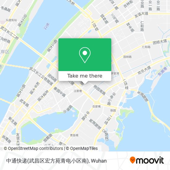 中通快递(武昌区宏方苑青电小区南) map
