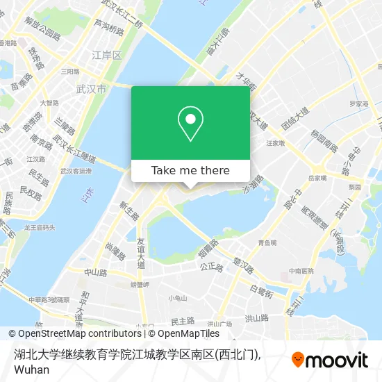 湖北大学继续教育学院江城教学区南区(西北门) map