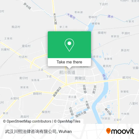 武汉川熙法律咨询有限公司 map