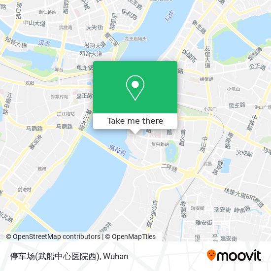 停车场(武船中心医院西) map