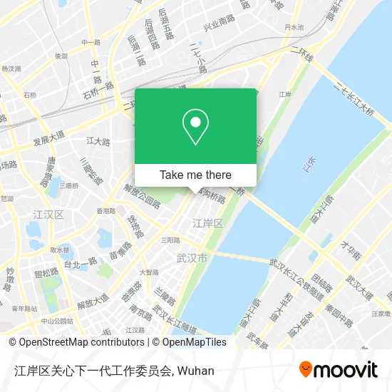 江岸区关心下一代工作委员会 map