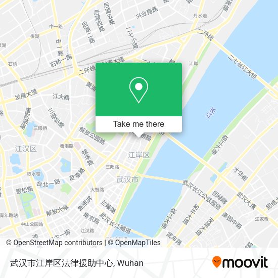 武汉市江岸区法律援助中心 map
