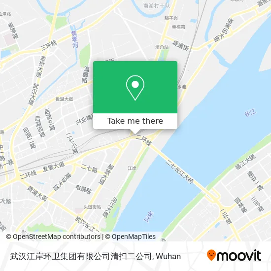 武汉江岸环卫集团有限公司清扫二公司 map