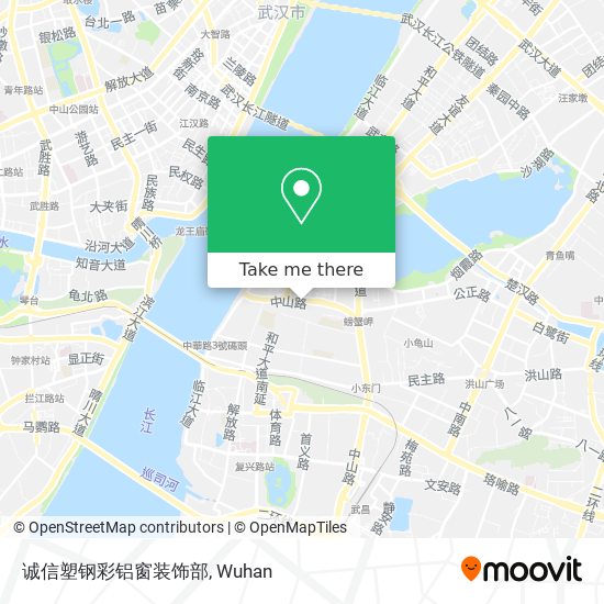 诚信塑钢彩铝窗装饰部 map