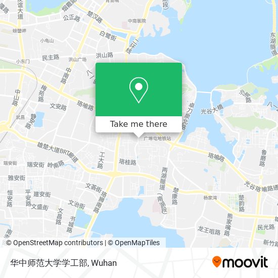 华中师范大学学工部 map