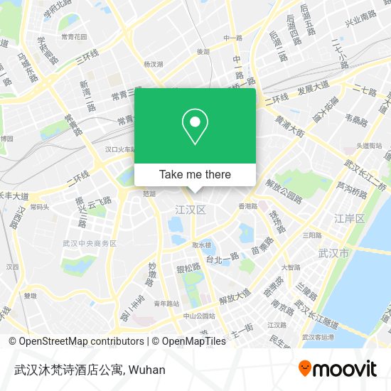 武汉沐梵诗酒店公寓 map