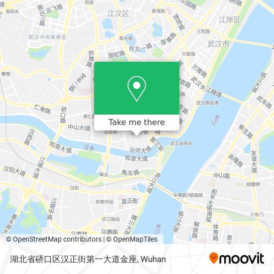 湖北省硚口区汉正街第一大道金座 map