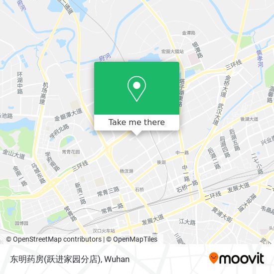 东明药房(跃进家园分店) map