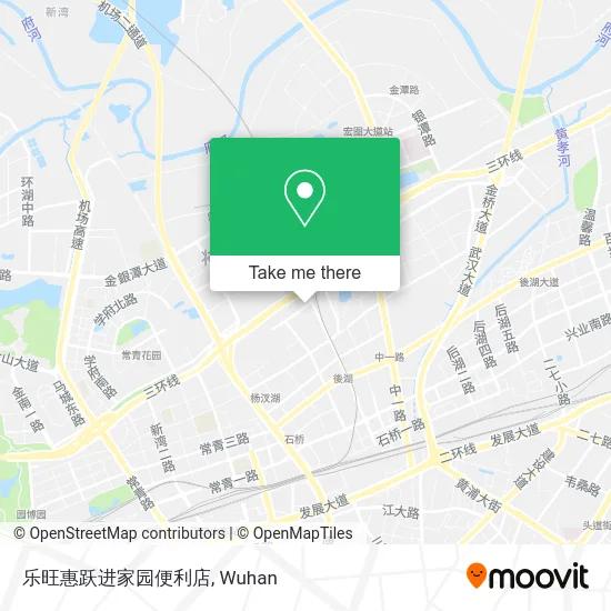 乐旺惠跃进家园便利店 map