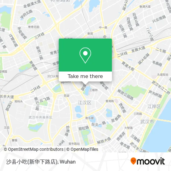 沙县小吃(新华下路店) map