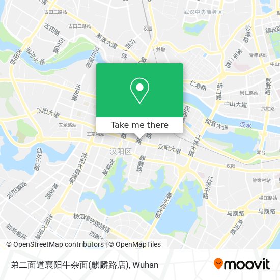 弟二面道襄阳牛杂面(麒麟路店) map
