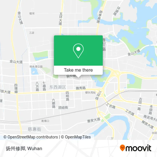 扬州修脚 map