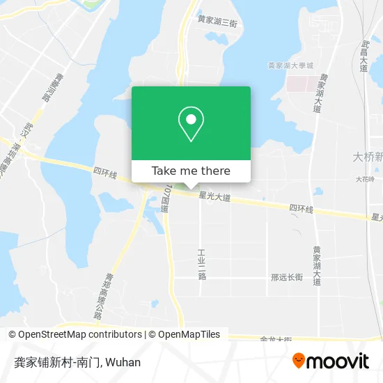 龚家铺新村-南门 map