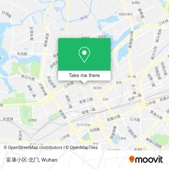 富康小区-北门 map