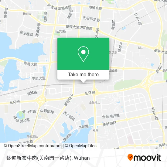 蔡甸新农牛肉(关南园一路店) map