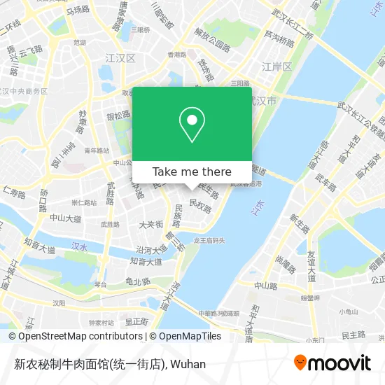 新农秘制牛肉面馆(统一街店) map