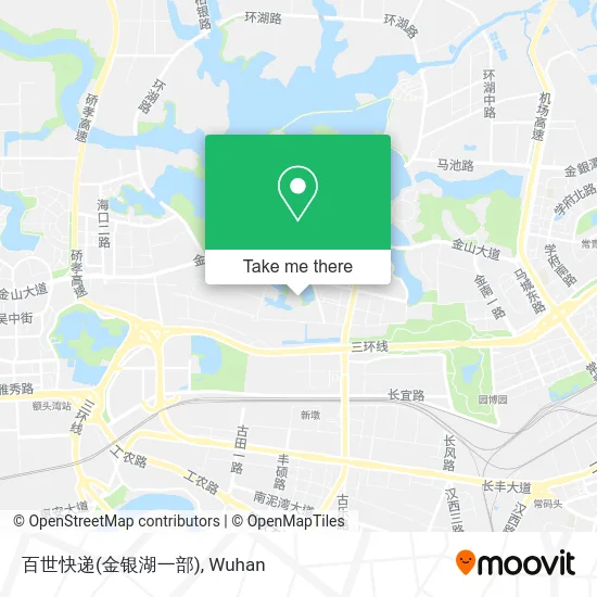 百世快递(金银湖一部) map