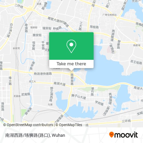 南湖西路/珞狮路(路口) map
