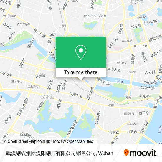 武汉钢铁集团汉阳钢厂有限公司销售公司 map