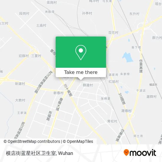 横店街蓝星社区卫生室 map