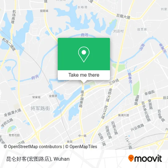 昆仑好客(宏图路店) map
