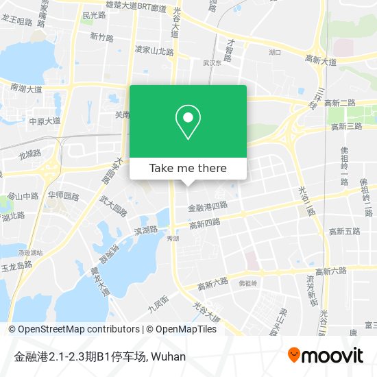 金融港2.1-2.3期B1停车场 map
