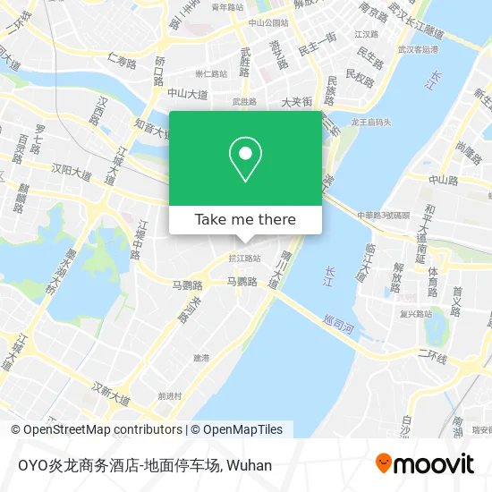 OYO炎龙商务酒店-地面停车场 map