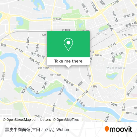 黑皮牛肉面馆(古田四路店) map
