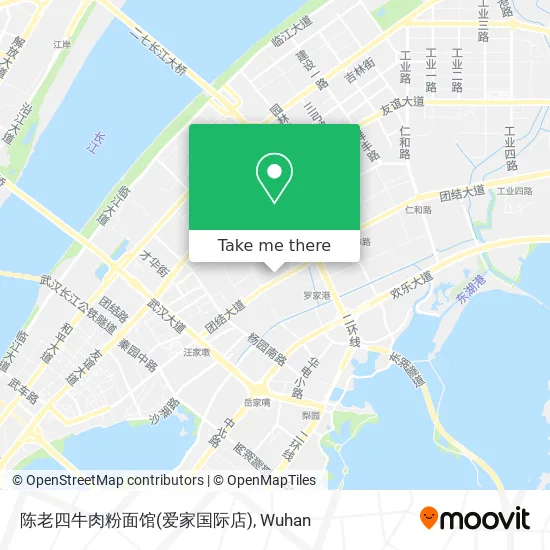 陈老四牛肉粉面馆(爱家国际店) map
