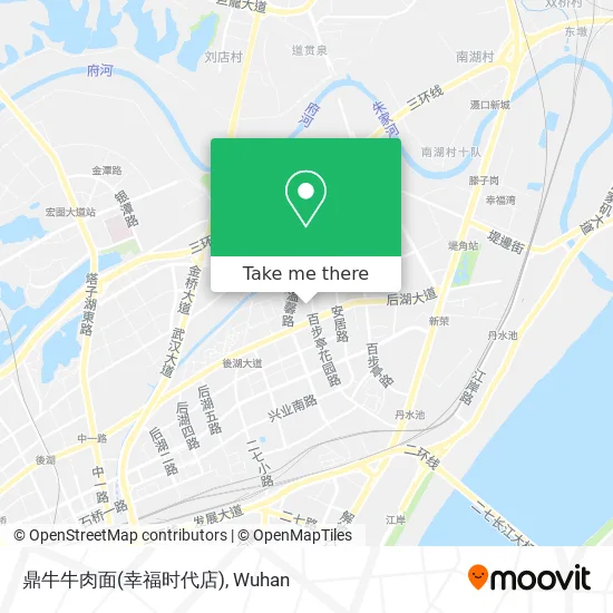 鼎牛牛肉面(幸福时代店) map