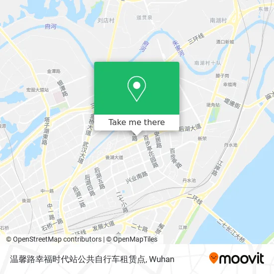 温馨路幸福时代站公共自行车租赁点 map