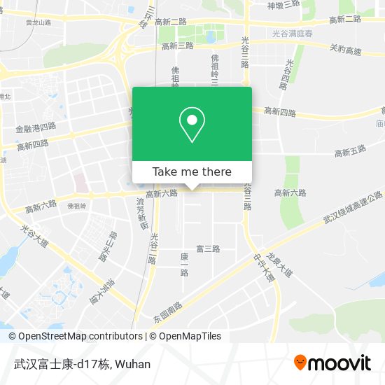 武汉富士康-d17栋 map