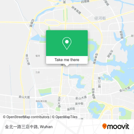 金北一路三店中路 map