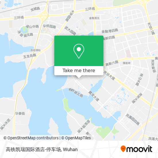 高铁凯瑞国际酒店-停车场 map