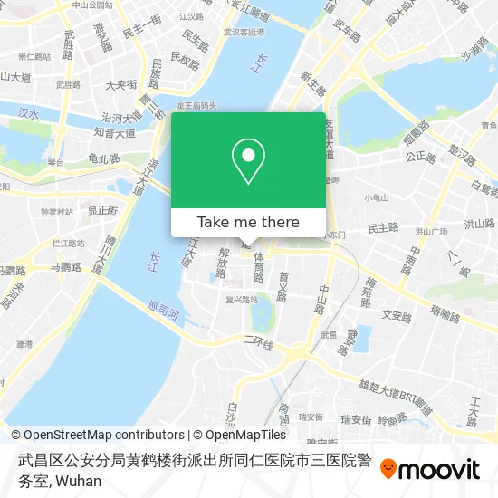 武昌区公安分局黄鹤楼街派出所同仁医院市三医院警务室 map